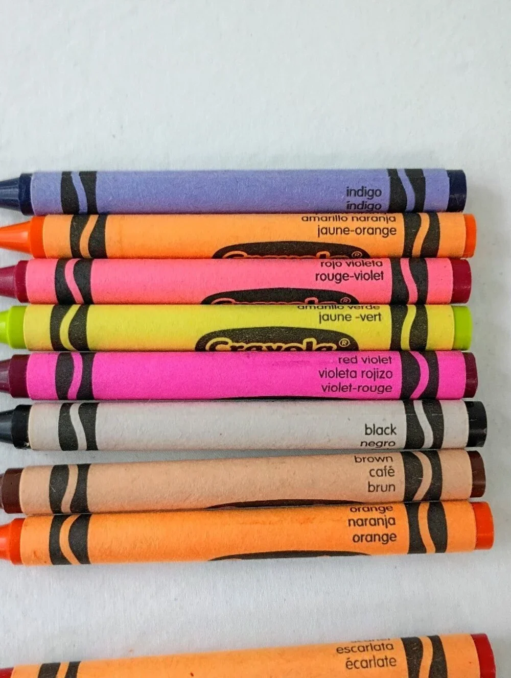 Crayola Crayons 24 Ct - Lot Of 3 Packs 2006 Nontoxic Includes Dandelion Made USA